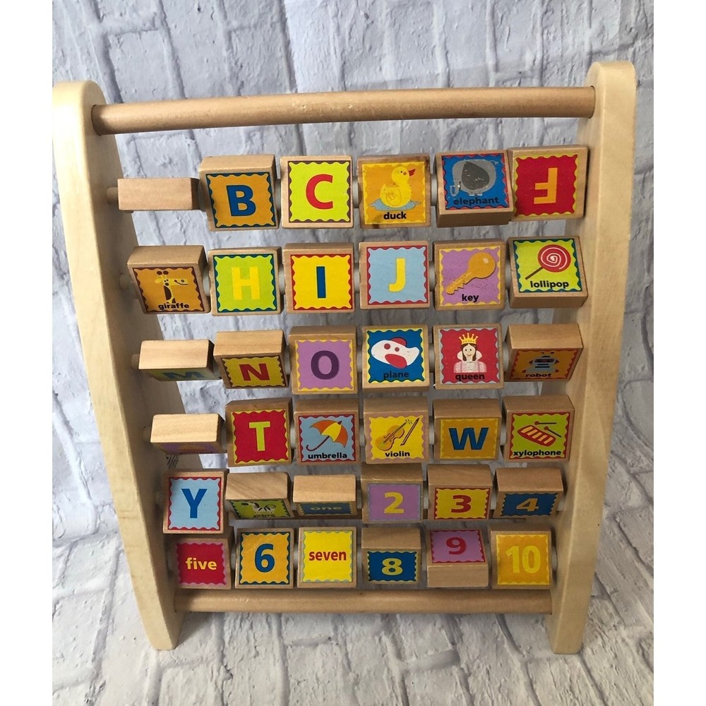 Hape / Educo ABC Alphabet & Number Abacus